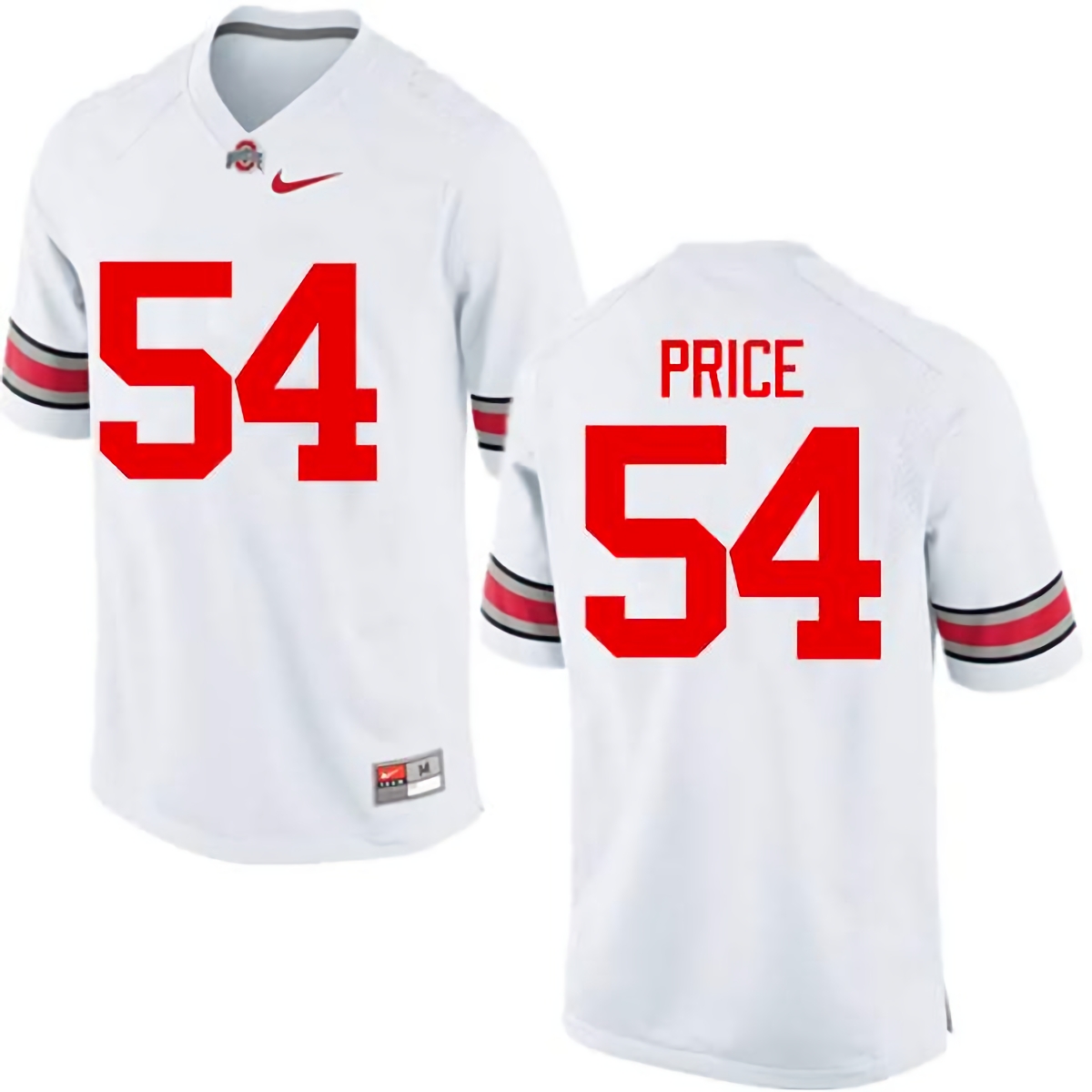 Billy Price Ohio State Buckeyes Men's NCAA #54 Nike White College Stitched Football Jersey ACP0456JC